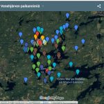 Venehjärven paikannimistöä Googlekartalle
